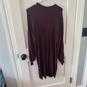Baltic Born XL Sweater Dress - Maroon color
